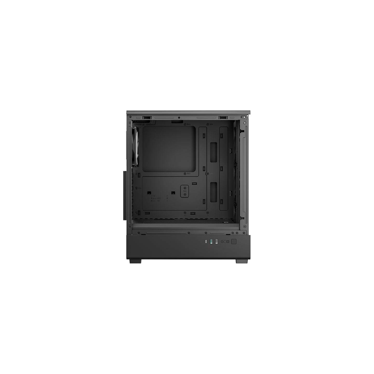 Deepcool Case | CC550 4F | Mid Tower | ATX PS2 (maximum length: 180 mm) | Black