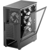 Deepcool Case | CC550 4F | Mid Tower | ATX PS2 (maximum length: 180 mm) | Black