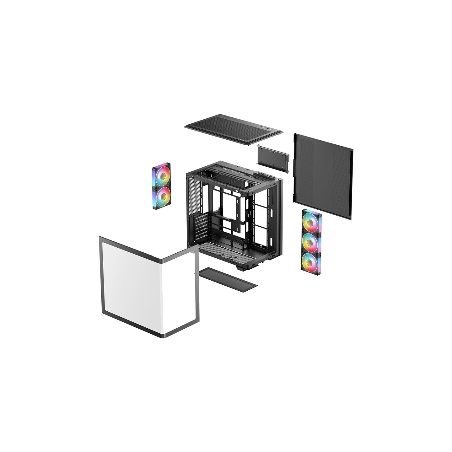 Deepcool Case | CG590U 5F | Midi-Tower | ATX PS2 | Black