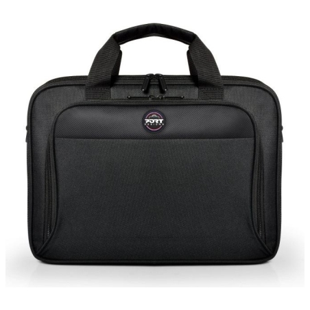 Port Designs | HANOI II CLAMSHELL | 105064 | Fits up to size 15.6 " | Messenger - Briefcase | Shoulder strap | Black