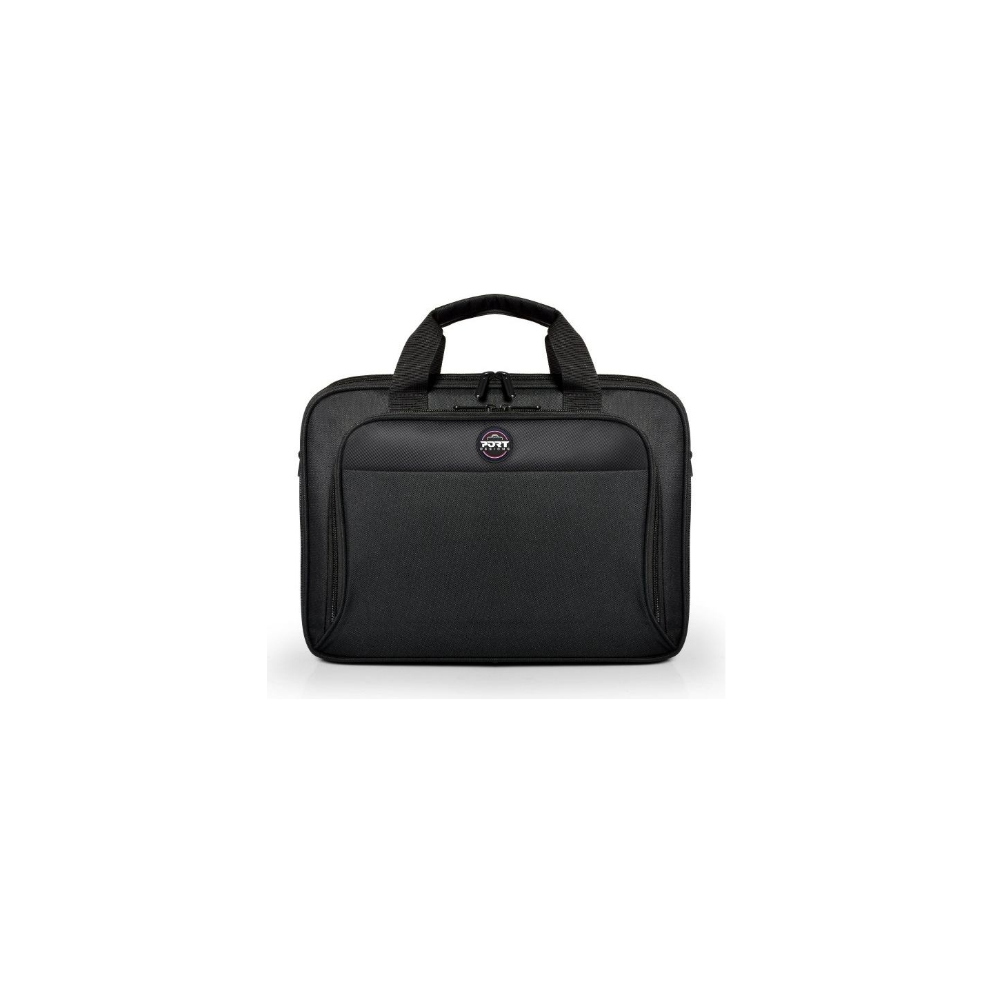 Port Designs | HANOI II CLAMSHELL | 105064 | Fits up to size 15.6 " | Messenger - Briefcase | Shoulder strap | Black