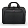 Port Designs | HANOI II CLAMSHELL | 105064 | Fits up to size 15.6 " | Messenger - Briefcase | Shoulder strap | Black
