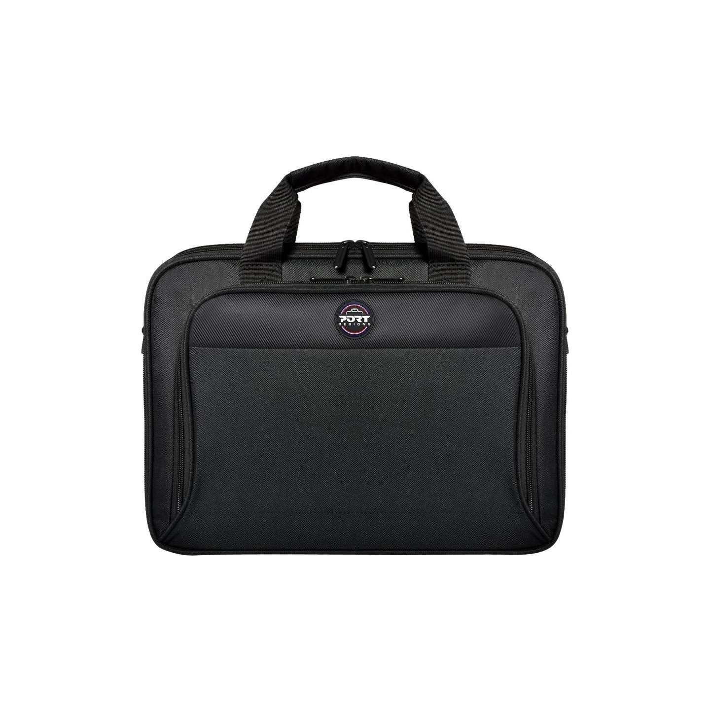 Port Designs | HANOI II CLAMSHELL | 105064 | Fits up to size 15.6 " | Messenger - Briefcase | Shoulder strap | Black