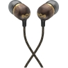 Marley Wired Earbuds | Smile Jamaica | Built-in microphone | USB Type-C | Brass