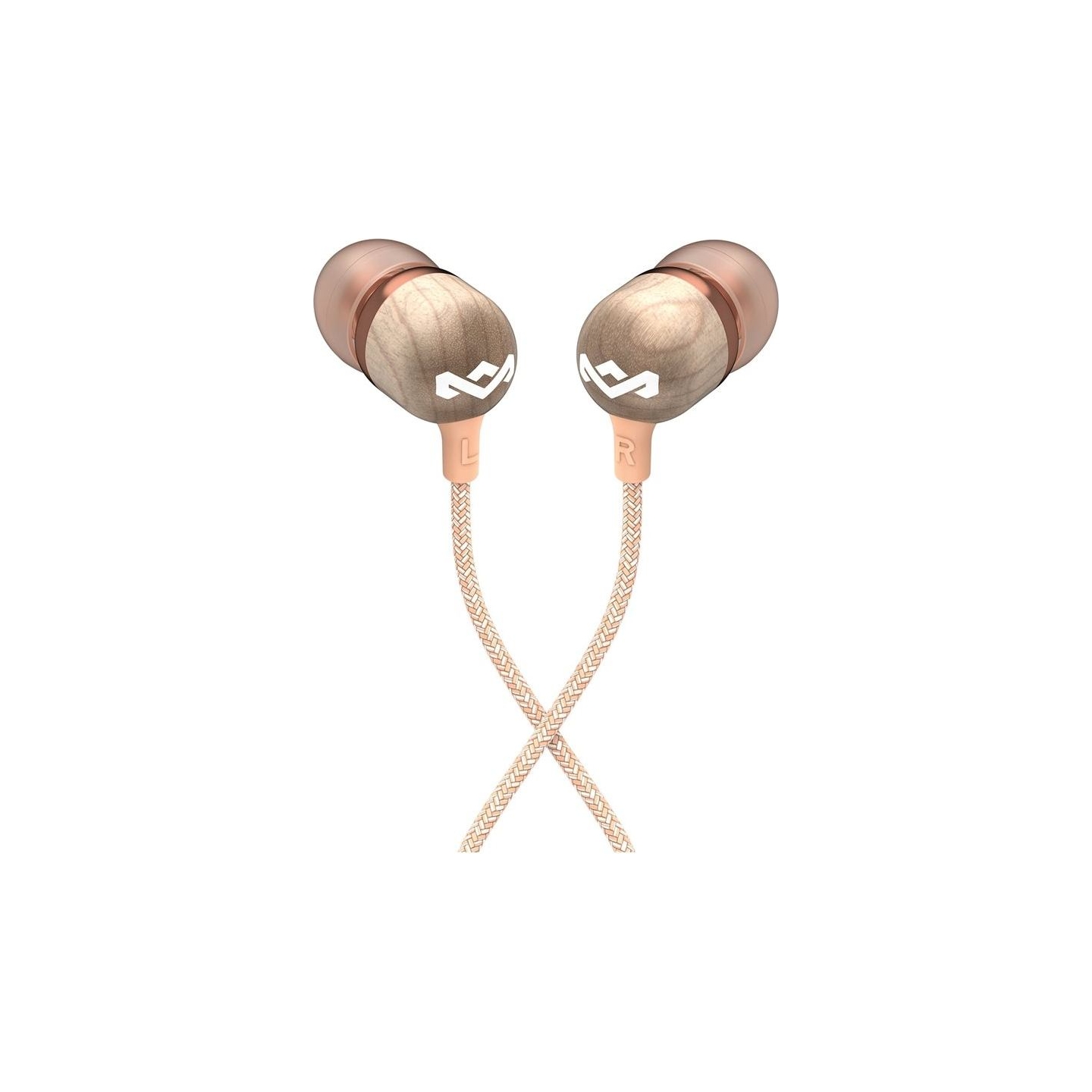 Marley Wired Earbuds | Smile Jamaica | Built-in microphone | USB Type-C | Copper