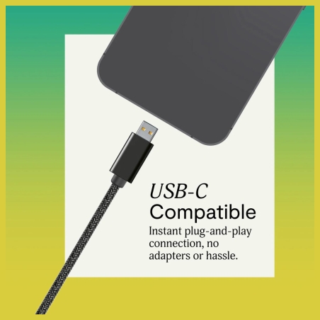 Marley Wired Earbuds | Smile Jamaica | Built-in microphone | USB Type-C | Signature Black