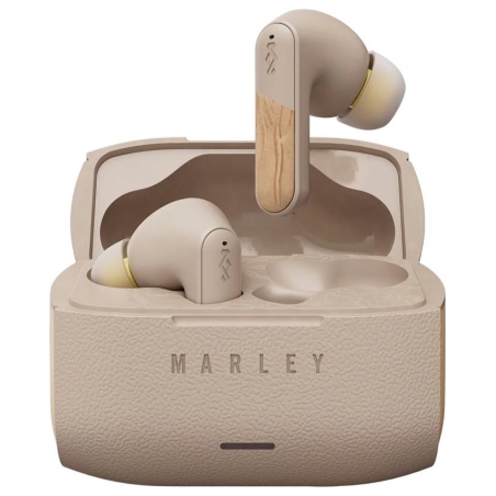 Marley Wireless Earbuds | Trenchtown | Built-in microphone | Bluetooth | ANC | Cream