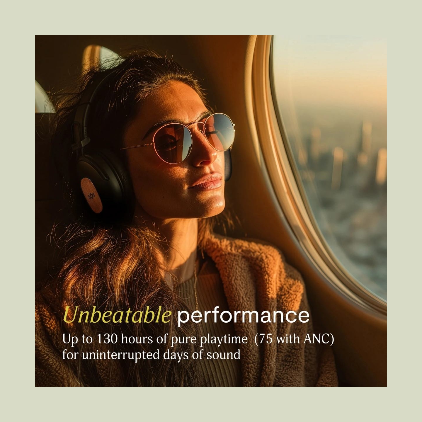 Marley Headphones | Positive Vibration Rebel | Bluetooth | ANC | Signature Black