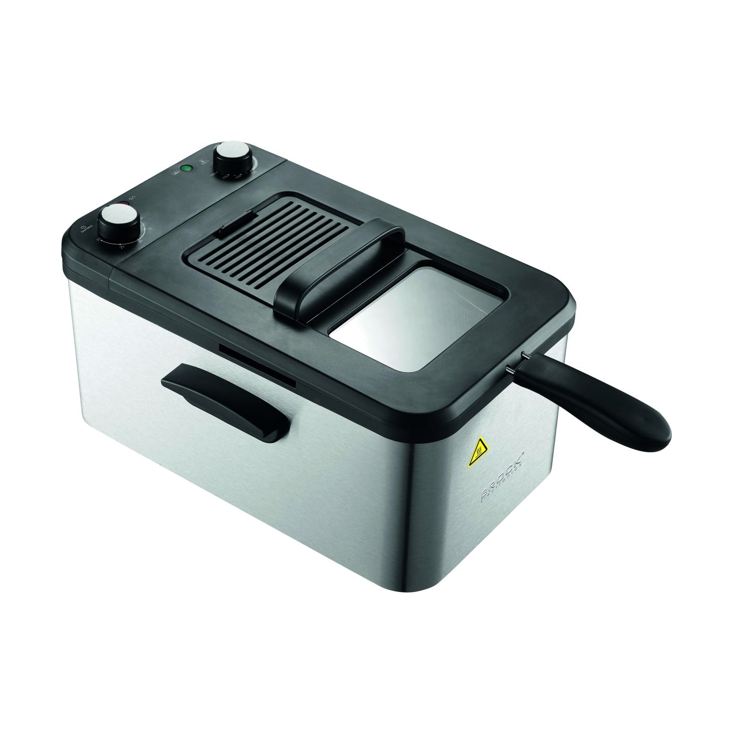 Brock DF 3001 SS 3,2L 2200W, Black/Steel