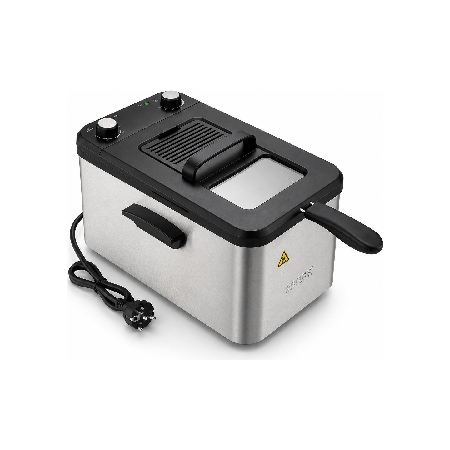 Brock DF 3001 SS 3,2L 2200W, Black/Steel