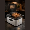 Brock DF 3001 SS 3,2L 2200W, Black/Steel