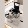 Brock DF 3001 SS 3,2L 2200W, Black/Steel