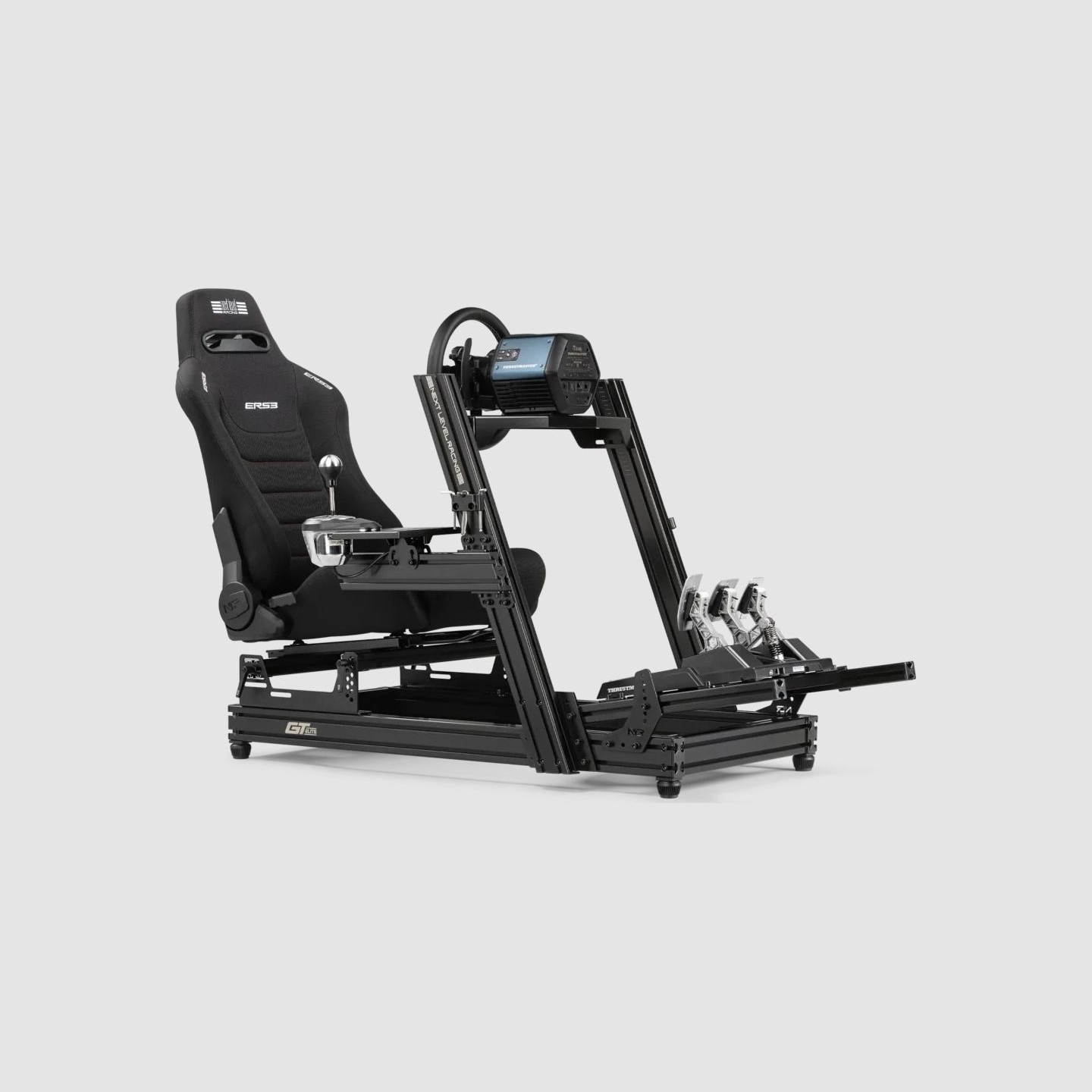 Next Level Racing | ERS3 Elite Fabric & Mesh Edition | Reclining Seat | SIMAERO Mesh Fabric | Black