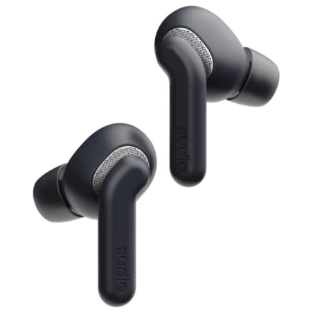 Sudio Earbuds | E4 Pro | Bluetooth | In-ear | Microphone | Midnight Black | Noise canceling | Noise reduction | Wireless
