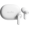 Sudio Earbuds | E4 Pro | Bluetooth | In-ear | Microphone | Cloud White | Noise canceling | Noise reduction | Wireless