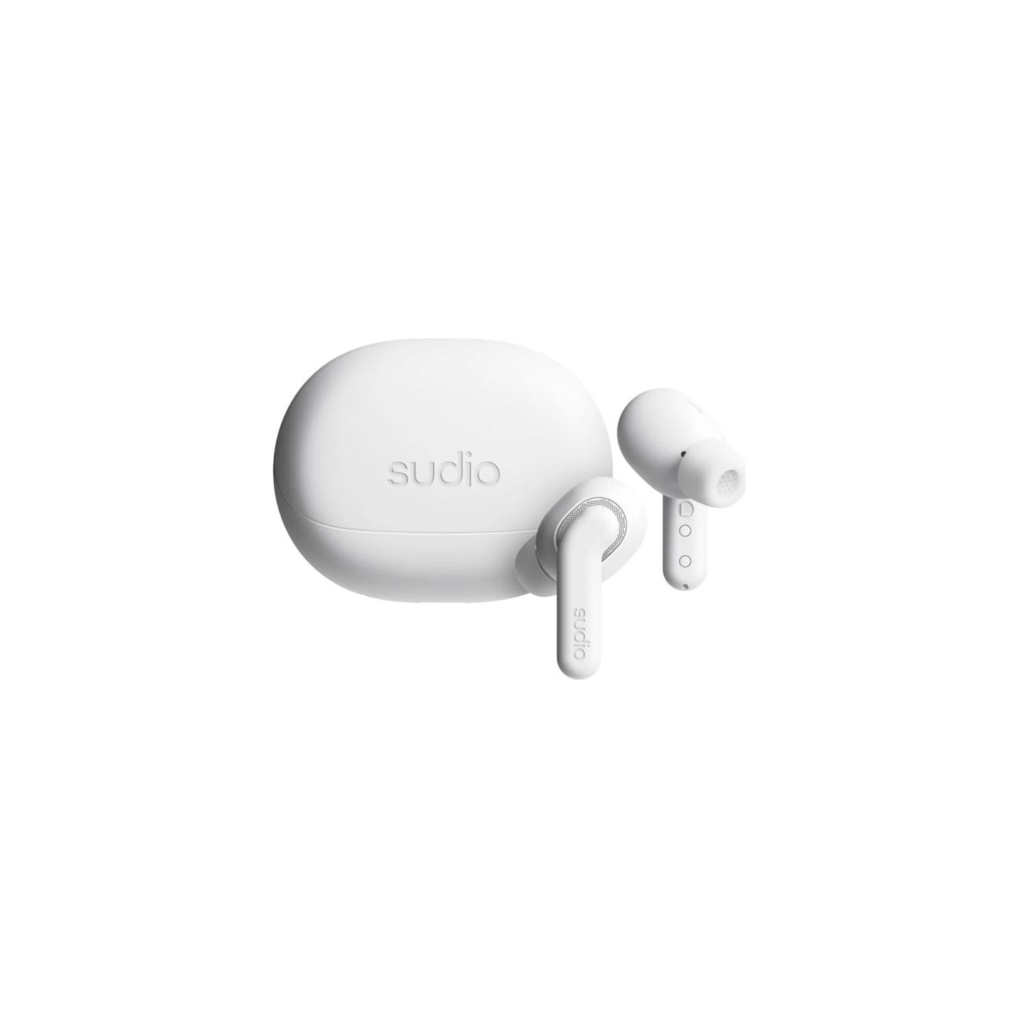 Sudio Earbuds | E4 Pro | Bluetooth | In-ear | Microphone | Cloud White | Noise canceling | Noise reduction | Wireless