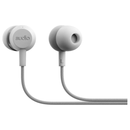 Sudio Earbuds | V3 | USB-C | In-ear | Microphone | Grey White