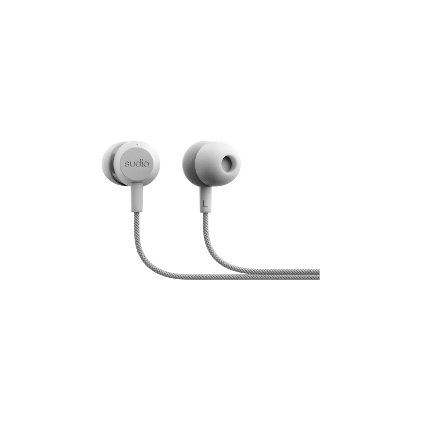 Sudio Earbuds | V3 | USB-C | In-ear | Microphone | Grey White