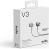 Sudio Earbuds | V3 | USB-C | In-ear | Microphone | Grey White