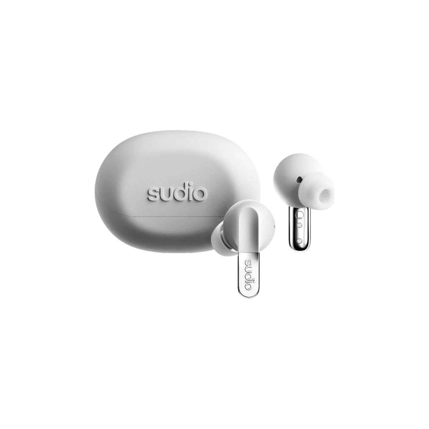 Sudio Earbuds | N3 Pro | Bluetooth | In-ear | Microphone | Chrome White | Noise canceling | Wireless