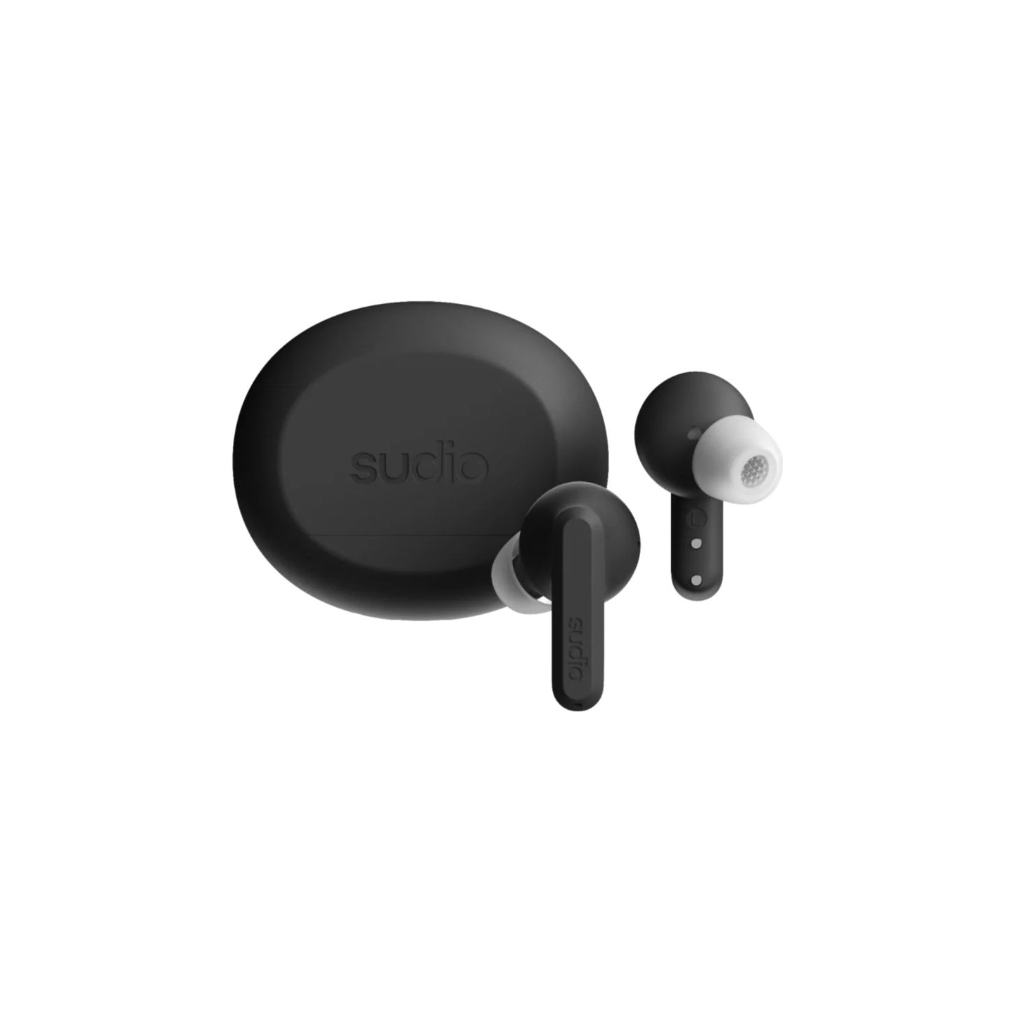 Sudio Earbuds | A3 Pro | Bluetooth | In-ear | Microphone | Cloudy Black | Noise canceling | Wireless