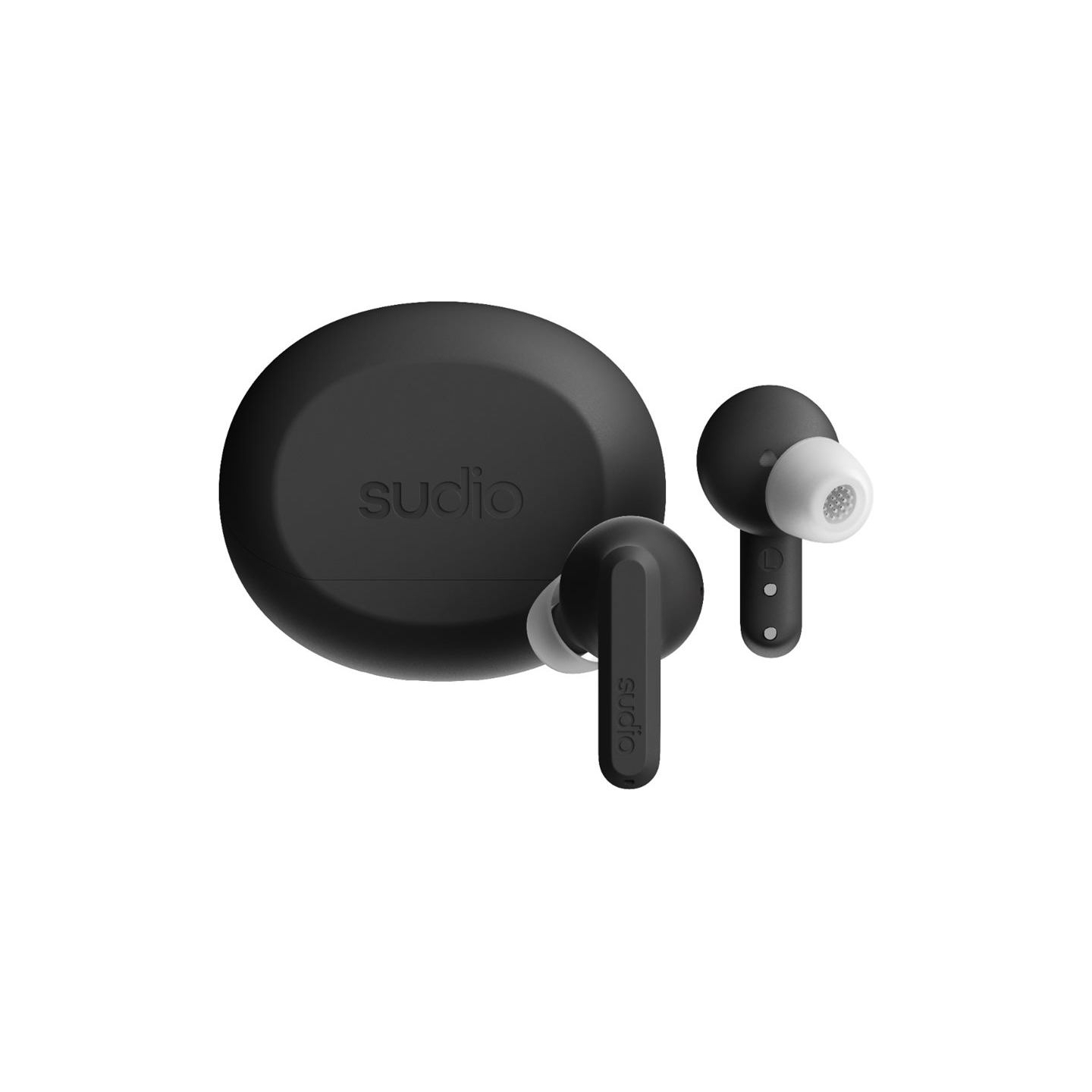 Sudio Earbuds | A3 Pro | Bluetooth | In-ear | Microphone | Cloudy Black | Noise canceling | Wireless