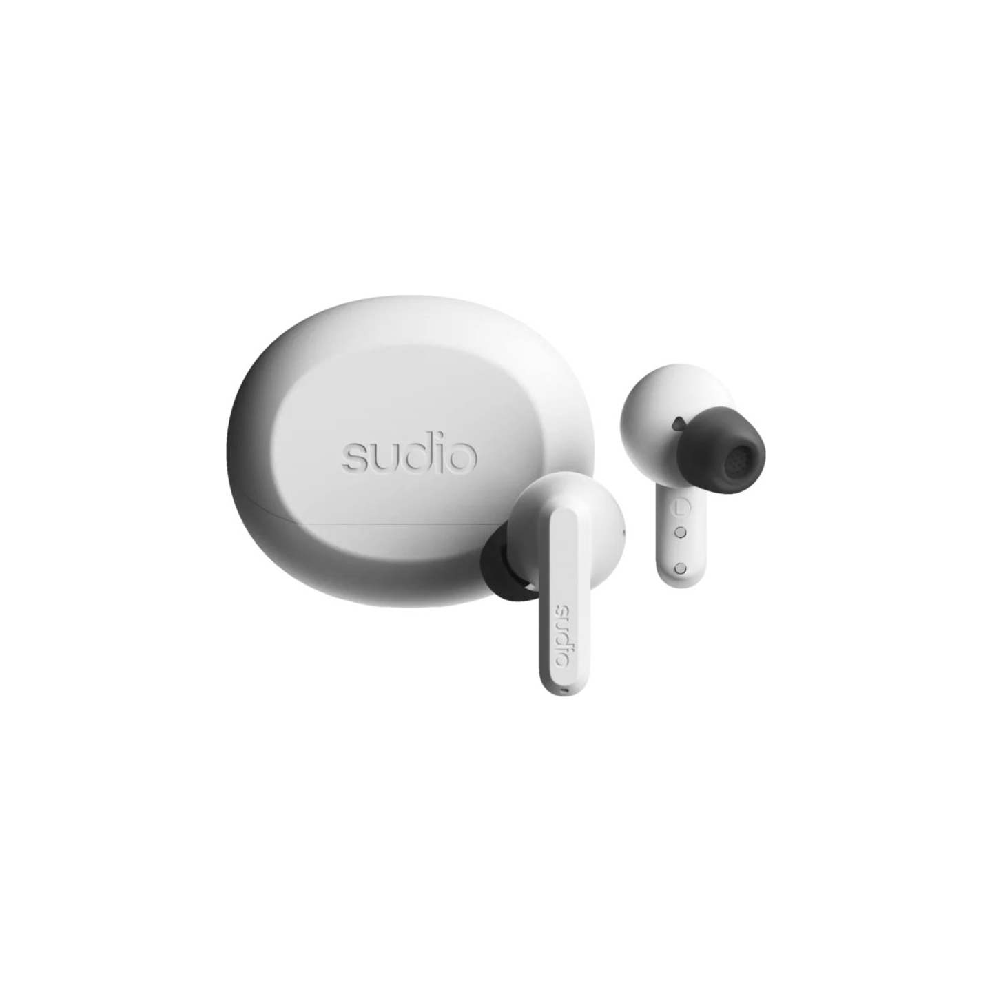 Sudio Earbuds | A3 Pro | Bluetooth | In-ear | Microphone | Fog White | Noise canceling | Wireless