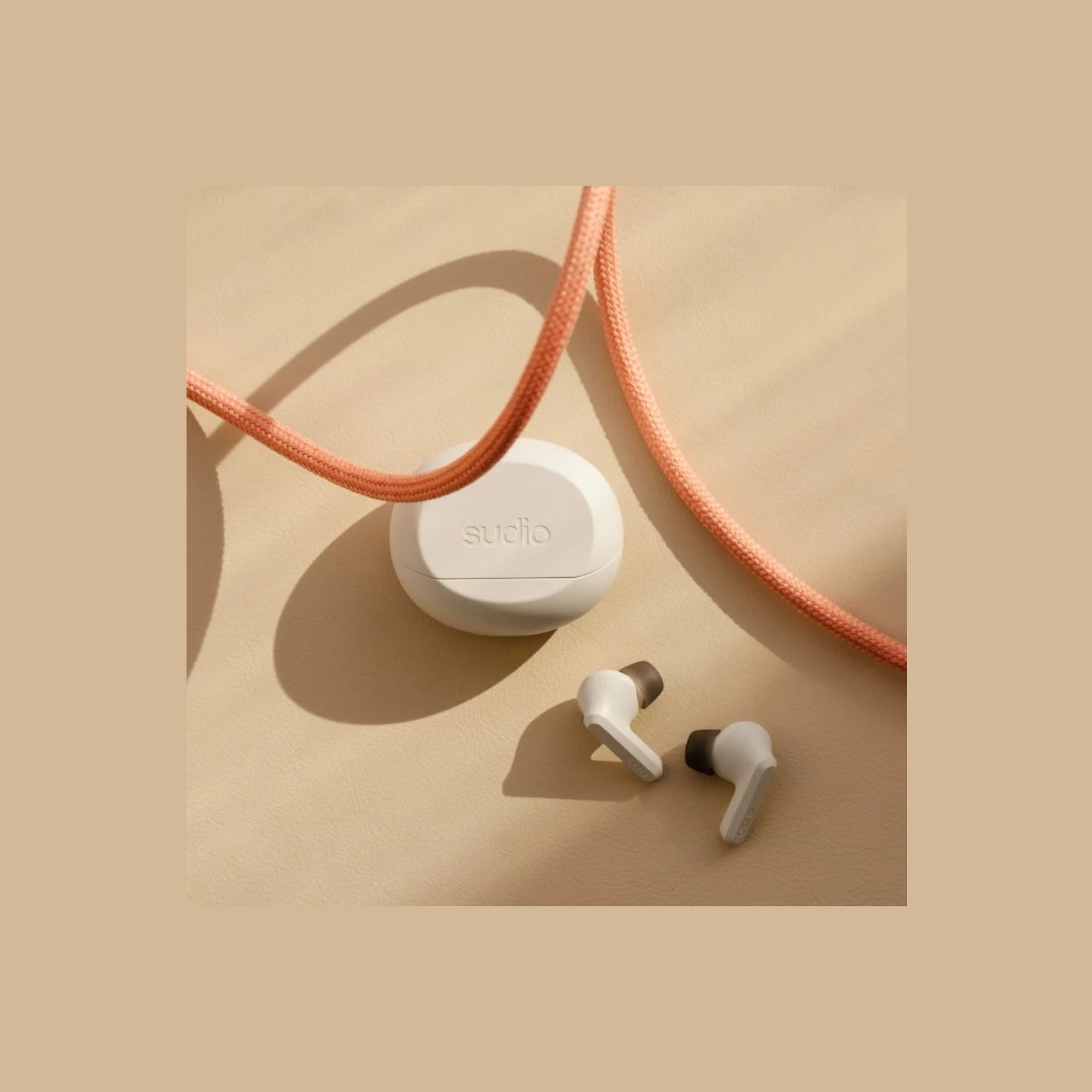 Sudio Earbuds | A3 Pro | Bluetooth | In-ear | Microphone | Fog White | Noise canceling | Wireless