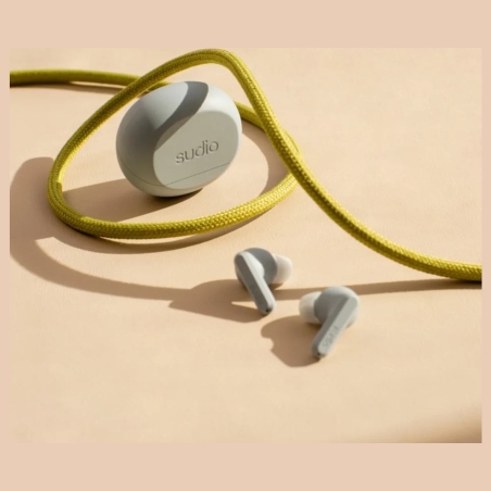 Sudio Earbuds | A3 Pro | Bluetooth | In-ear | Microphone | Powder Blue | Noise canceling | Wireless