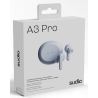 Sudio Earbuds | A3 Pro | Bluetooth | In-ear | Microphone | Powder Blue | Noise canceling | Wireless