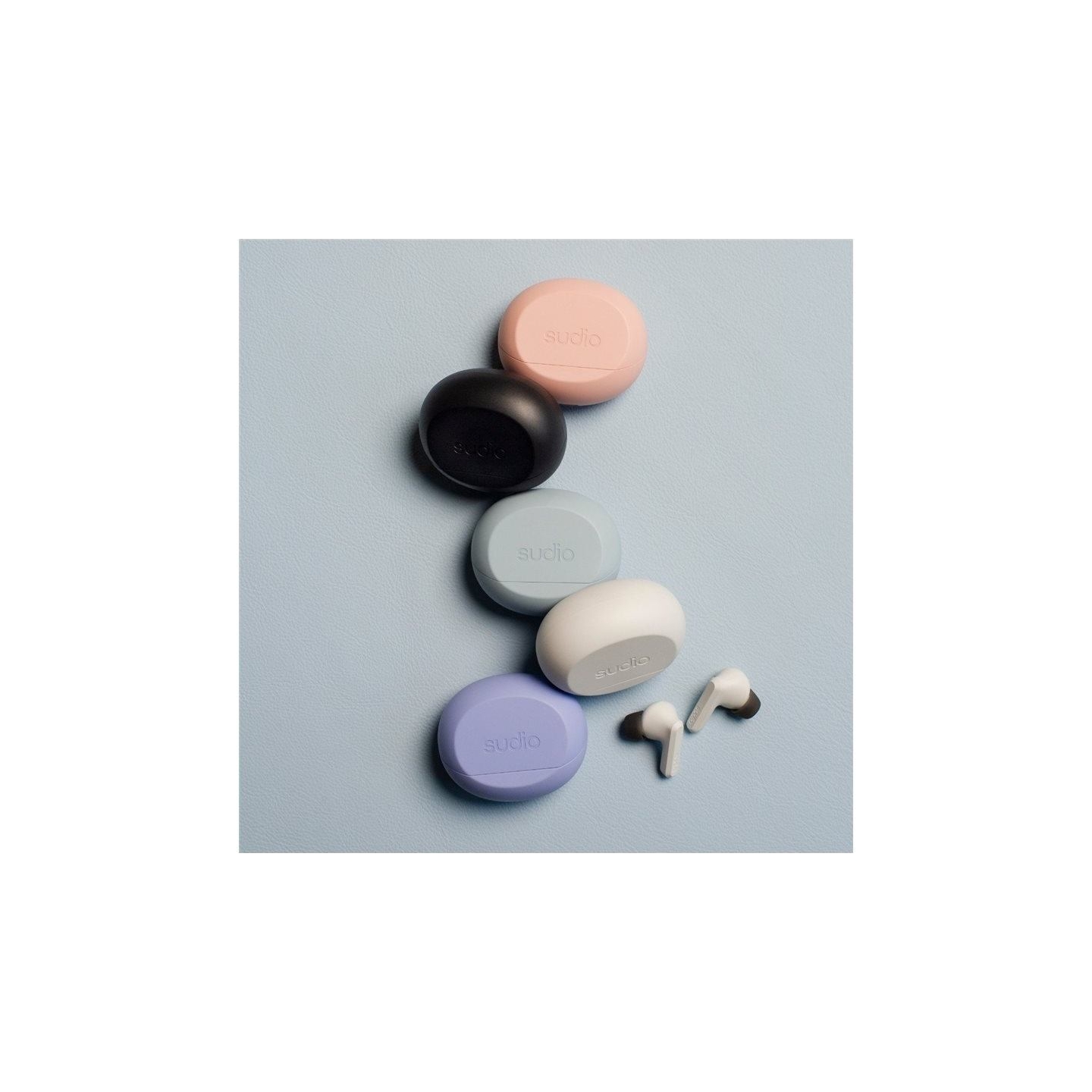 Sudio Earbuds | A3 Pro | Bluetooth | In-ear | Microphone | Powder Blue | Noise canceling | Wireless