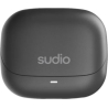 Sudio Earbuds | C8 | Bluetooth | Microphone | Black | Noise canceling | Noise reduction | Wireless