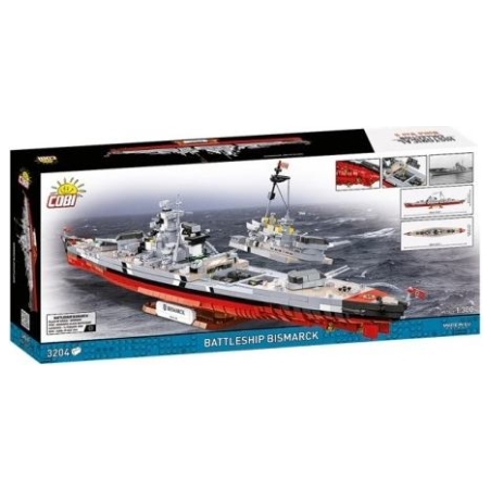Cobi Klocki Blocks Battleship Bismarck 3204 pcs.