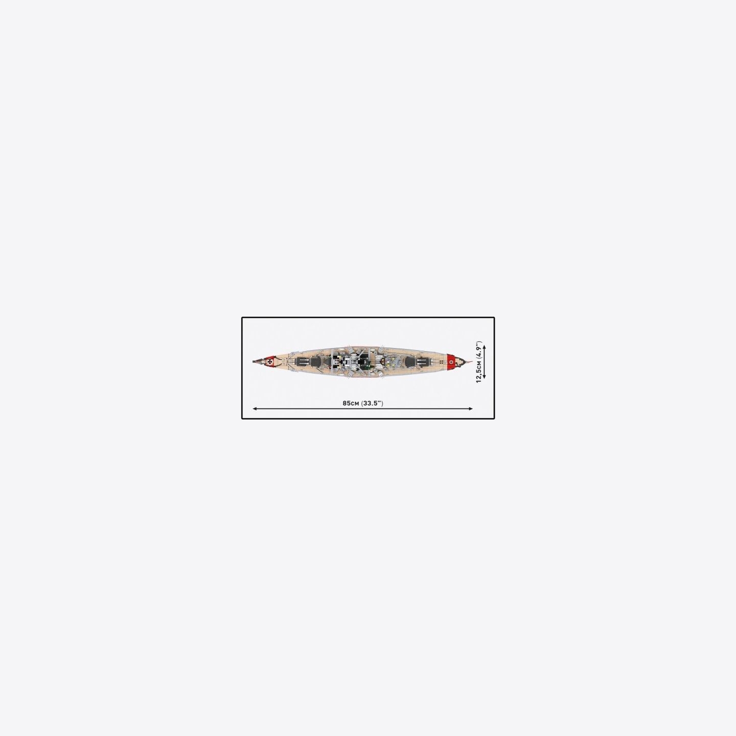 Cobi Klocki Blocks Battleship Bismarck 3204 pcs.