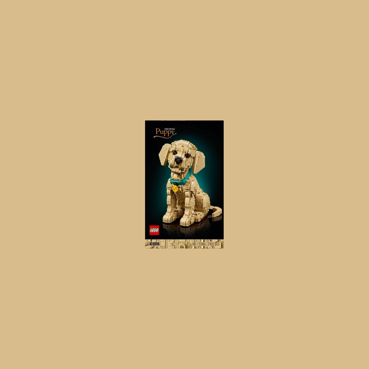 Lego Bricks Icons 11384 Golden Retriever Puppy