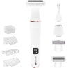 RIO SHTR-EU/1.3 Go Smooth 4-In-1 Lady Shaver & Bikini Trimmer, White