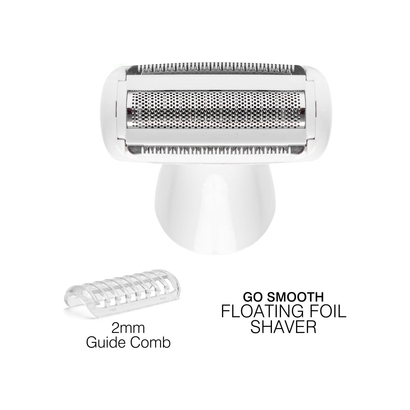 RIO SHTR-EU/1.3 Go Smooth 4-In-1 Lady Shaver & Bikini Trimmer, White