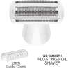 RIO SHTR-EU/1.3 Go Smooth 4-In-1 Lady Shaver & Bikini Trimmer, White