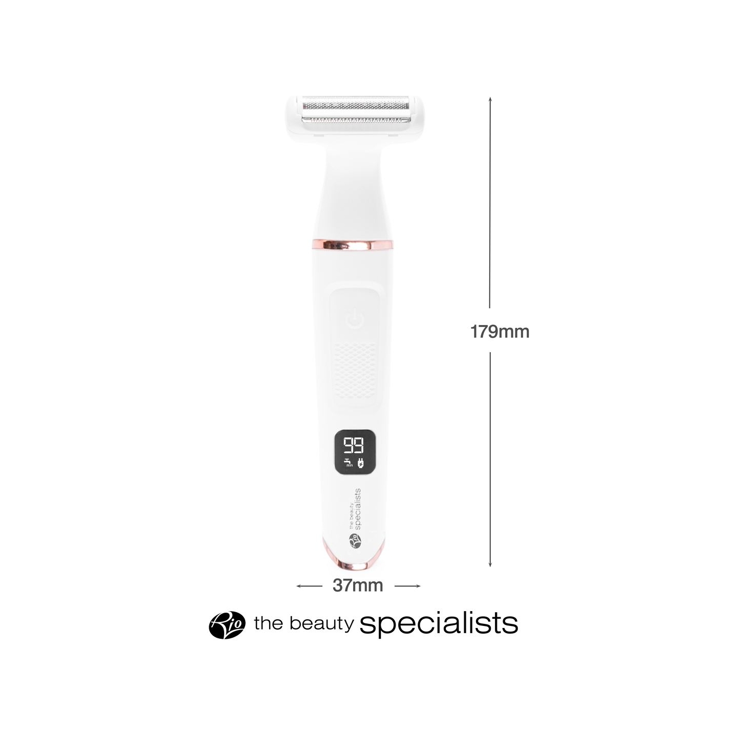 RIO SHTR-EU/1.3 Go Smooth 4-In-1 Lady Shaver & Bikini Trimmer, White