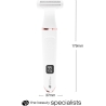 RIO SHTR-EU/1.3 Go Smooth 4-In-1 Lady Shaver & Bikini Trimmer, White