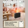 Mill CO1200WIFI3BLACK GEN3 Convection Heater, 1200W, Steel fronts, LED display, Black | Mill | Heater | CO1200WIFI3BLACK GEN3 | 