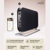 Mill CO1200WIFI3BLACK GEN3 Convection Heater, 1200W, Steel fronts, LED display, Black | Mill | Heater | CO1200WIFI3BLACK GEN3 | 
