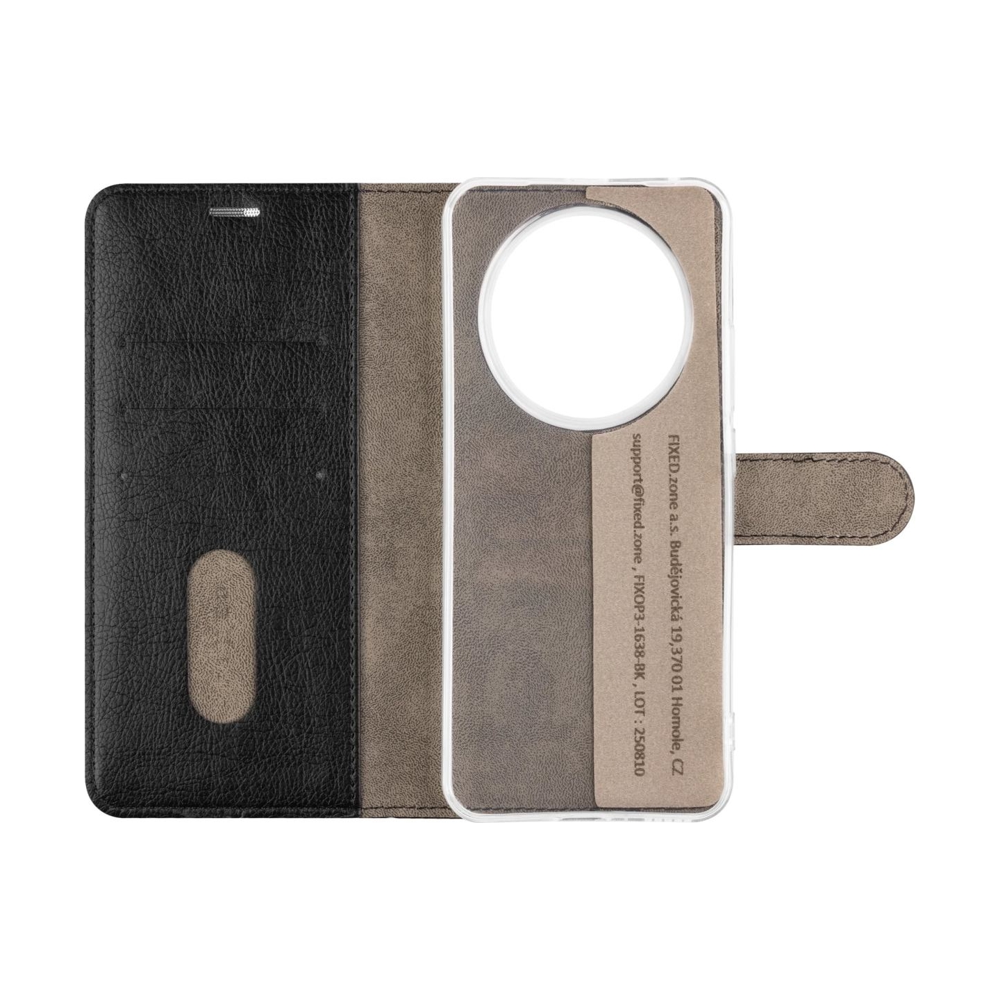 Fixed Opus | Book Case | Honor | Magic 8 Lite 5G | Synthetic leather | Black