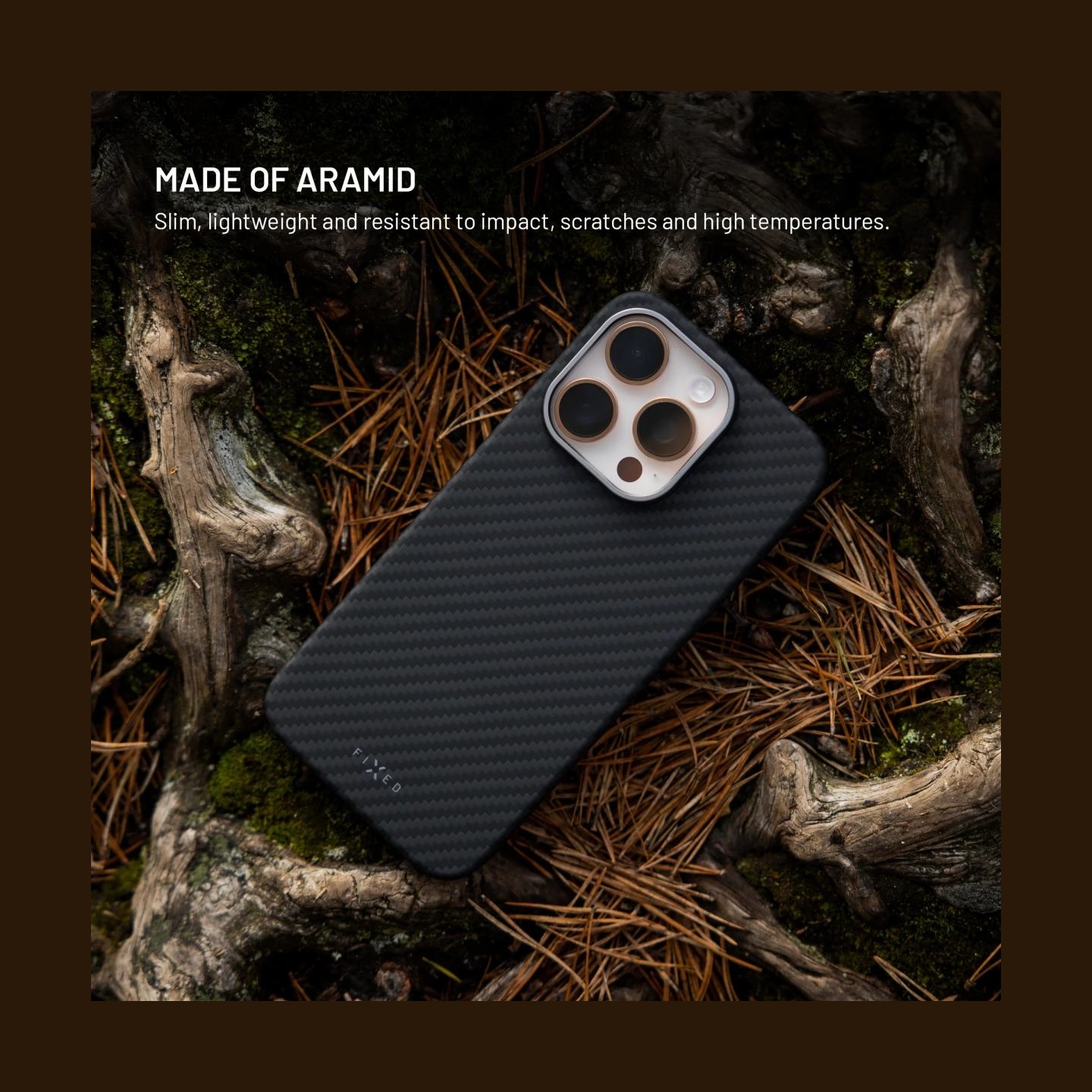 Fixed Back cover | Apple | iPhone 17 | Aramid fibers | Black | MagVelar with MagSafe