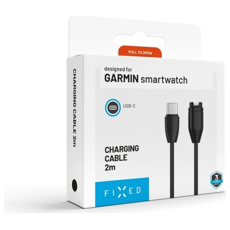 Fixed | USB-C Charging Cable for Garmin Fenix 5/6/7/7X/8 Smartwatch, Epix, Venu 2/3/3S, Vívoactive 3/4/5 | FIXDW-796-C2