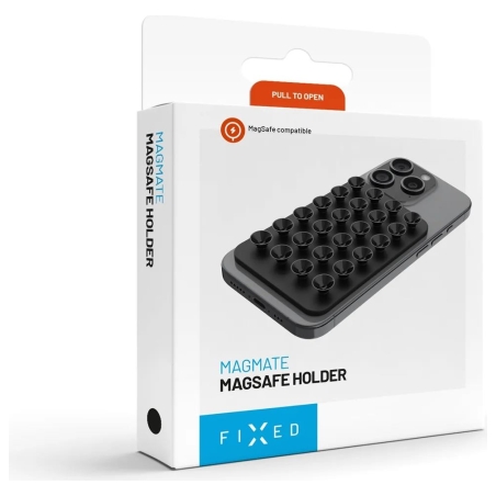 Fixed | MagSafe Holder With Suction Cups | MagMate | Apple | iPhone 12 and newer, or any phone with a MagSafe case | Liquid Sili