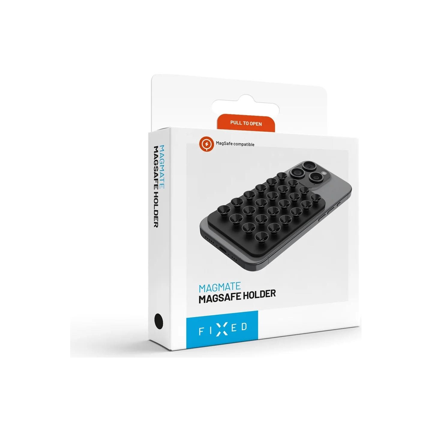 Fixed | MagSafe Holder With Suction Cups | MagMate | Apple | iPhone 12 and newer, or any phone with a MagSafe case | Liquid Sili