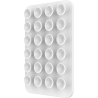 Fixed MagSafe holder with suction cups | Cup holder | Liquid silicone | White