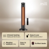 Mill Outdoor Heater | CBOC20FLOOR | Infrared Heater | 2000 W | Black