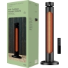 Mill Outdoor Heater | CBOC20FLOOR | Infrared Heater | 2000 W | Black